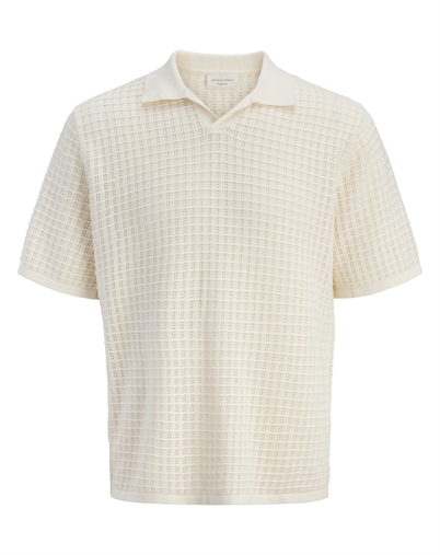 Jack & Jones Junior - JORNantucket Split Polo - Sea Salt